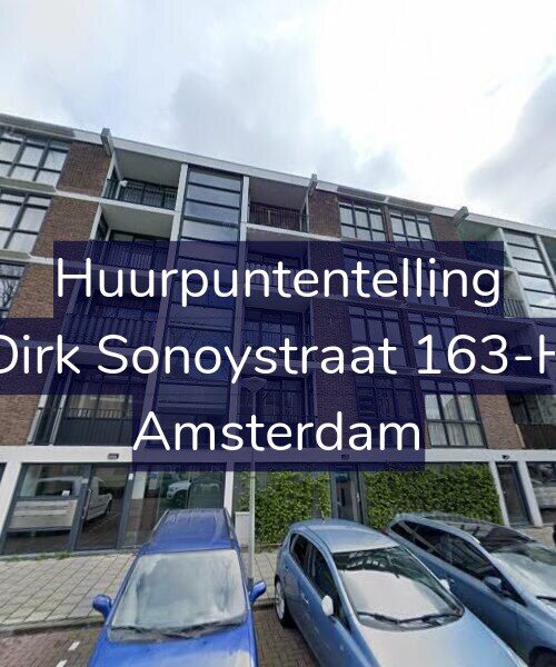 Foto gevel Huurpuntentelling voor Dirk Sonoystraat 163-H, Amsterdam