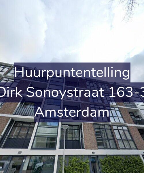 Foto gevel Huurpuntentelling voor Dirk Sonoystraat 163-3, Amsterdam