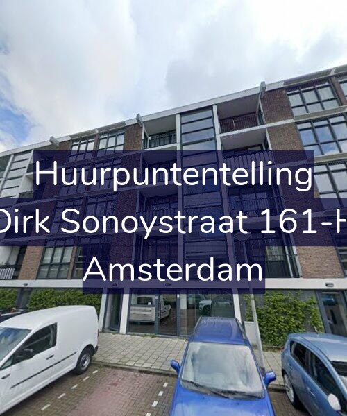 Foto gevel Huurpuntentelling voor Dirk Sonoystraat 161-H, Amsterdam
