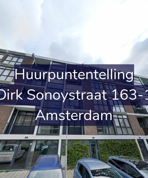 Foto gevel Huurpuntentelling voor Dirk Sonoystraat 163-1, Amsterdam