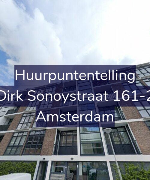 Foto gevel Huurpuntentelling voor Dirk Sonoystraat 161-2, Amsterdam