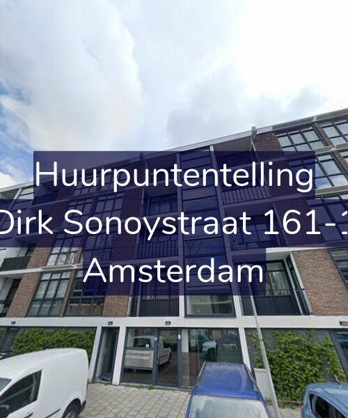 Foto gevel Huurpuntentelling voor Dirk Sonoystraat 161-1, Amsterdam