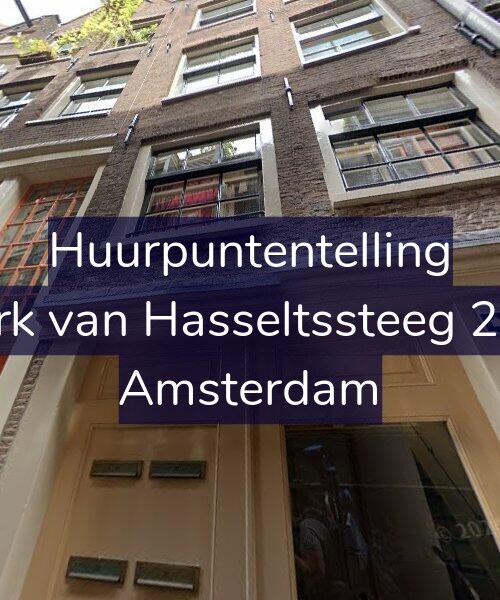 Foto gevel Huurpuntentelling voor Dirk van Hasseltssteeg 2-D, Amsterdam