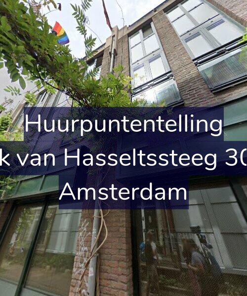 Foto gevel Huurpuntentelling voor Dirk van Hasseltssteeg 30-D, Amsterdam