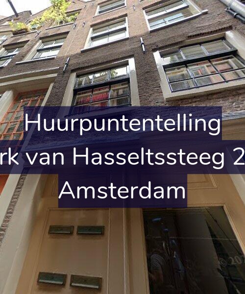 Foto gevel Huurpuntentelling voor Dirk van Hasseltssteeg 2-E, Amsterdam