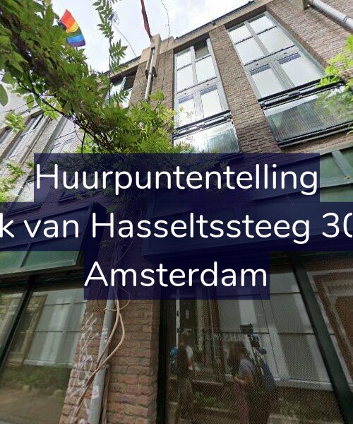 Foto gevel Huurpuntentelling voor Dirk van Hasseltssteeg 30-A, Amsterdam