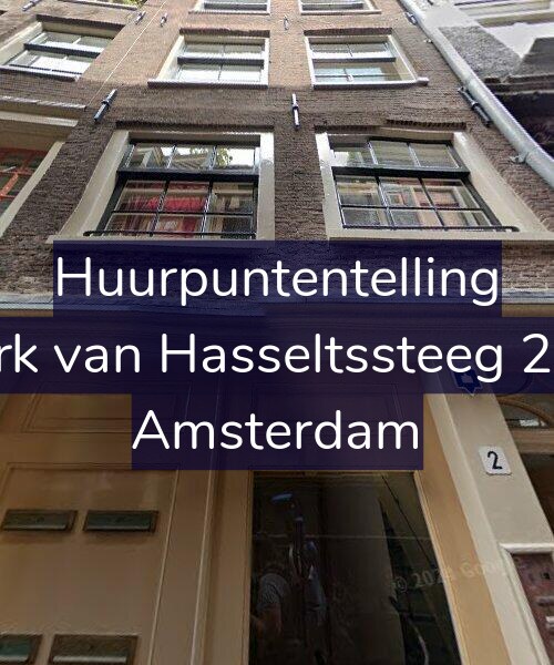 Foto gevel Huurpuntentelling voor Dirk van Hasseltssteeg 2-A, Amsterdam