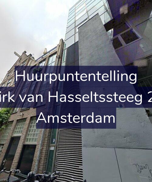 Foto gevel Huurpuntentelling voor Dirk van Hasseltssteeg 24, Amsterdam