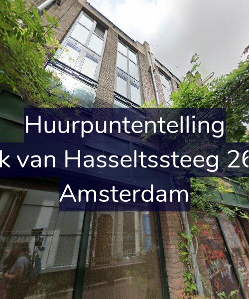 Foto gevel Huurpuntentelling voor Dirk van Hasseltssteeg 26-D, Amsterdam