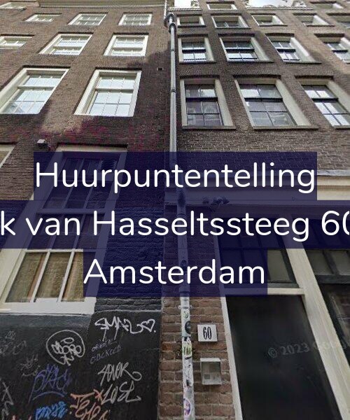 Foto gevel Huurpuntentelling voor Dirk van Hasseltssteeg 60-1, Amsterdam