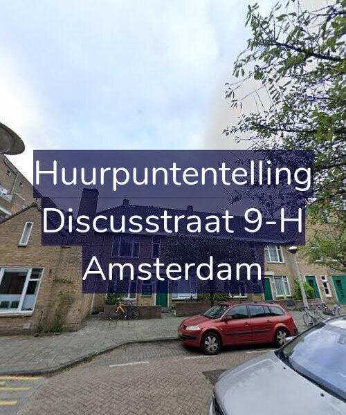 Foto gevel Huurpuntentelling voor Discusstraat 9-H, Amsterdam