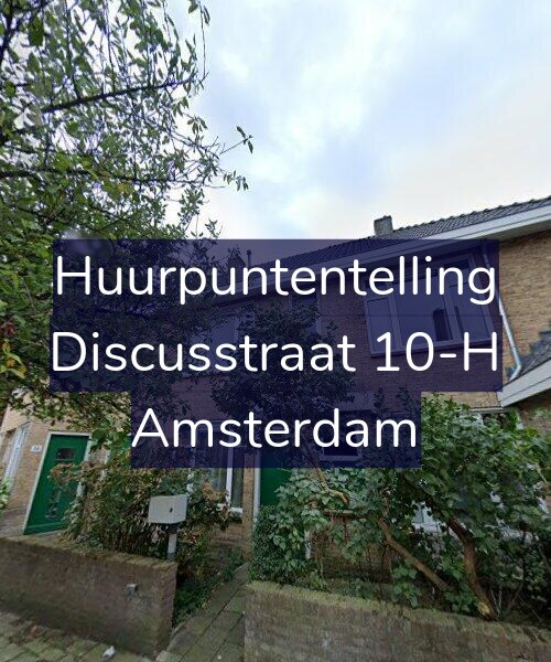 Foto gevel Huurpuntentelling voor Discusstraat 10-H, Amsterdam