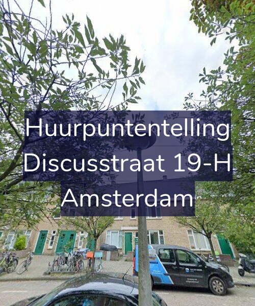 Foto gevel Huurpuntentelling voor Discusstraat 19-H, Amsterdam