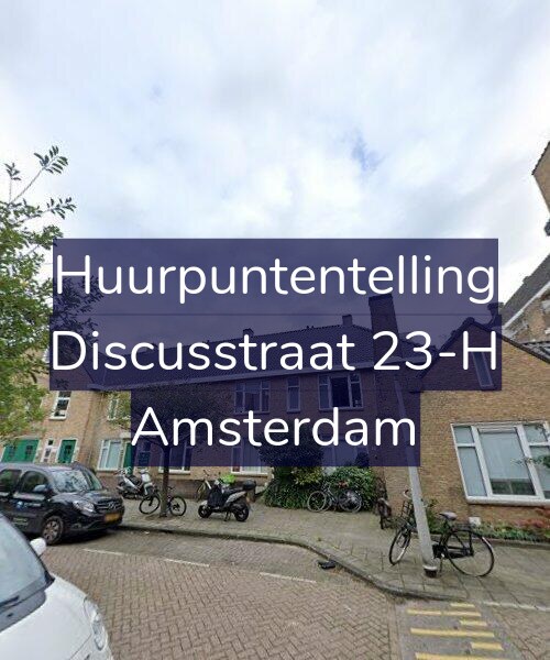 Foto gevel Huurpuntentelling voor Discusstraat 23-H, Amsterdam