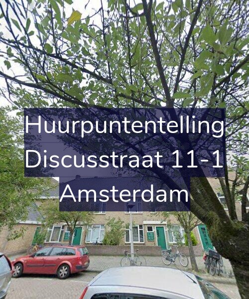 Foto gevel Huurpuntentelling voor Discusstraat 11-1, Amsterdam