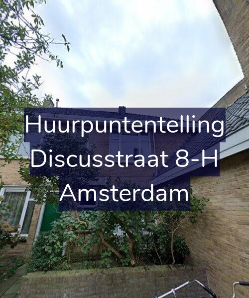Foto gevel Huurpuntentelling voor Discusstraat 8-H, Amsterdam