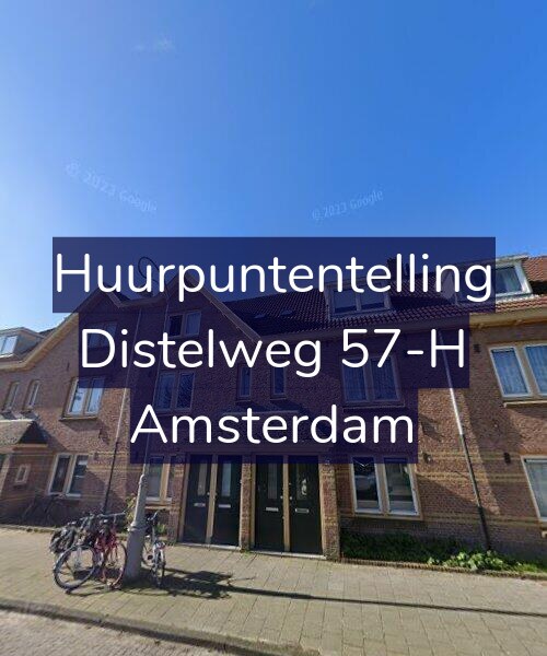 Foto gevel Huurpuntentelling voor Distelweg 57-H, Amsterdam