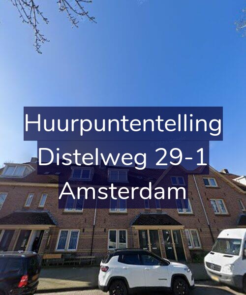 Foto gevel Huurpuntentelling voor Distelweg 29-1, Amsterdam