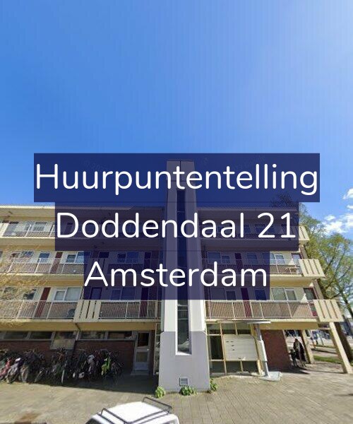 Foto gevel Huurpuntentelling voor Doddendaal 21, Amsterdam