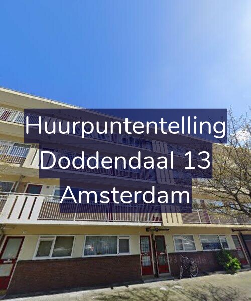 Foto gevel Huurpuntentelling voor Doddendaal 13, Amsterdam
