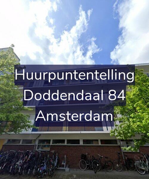 Foto gevel Huurpuntentelling voor Doddendaal 84, Amsterdam