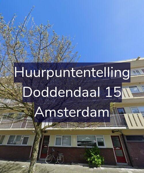 Foto gevel Huurpuntentelling voor Doddendaal 15, Amsterdam