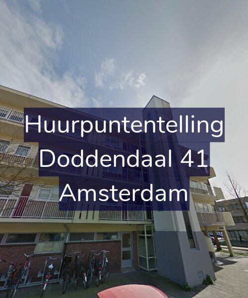 Foto gevel Huurpuntentelling voor Doddendaal 41, Amsterdam