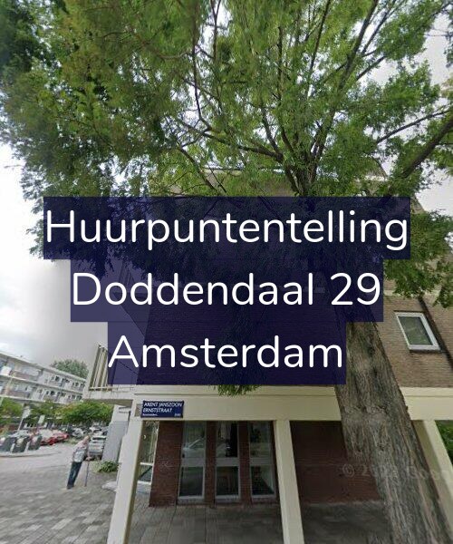 Foto gevel Huurpuntentelling voor Doddendaal 29, Amsterdam