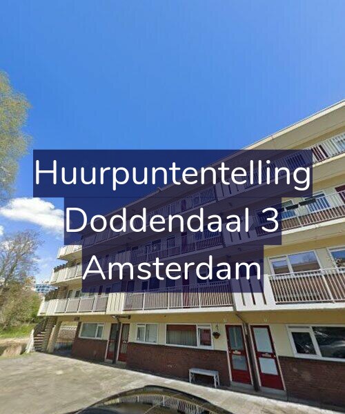 Foto gevel Huurpuntentelling voor Doddendaal 3, Amsterdam