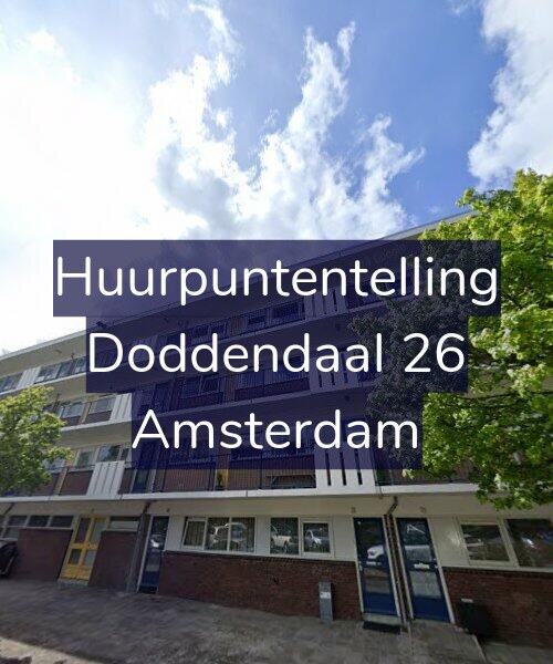Foto gevel Huurpuntentelling voor Doddendaal 26, Amsterdam
