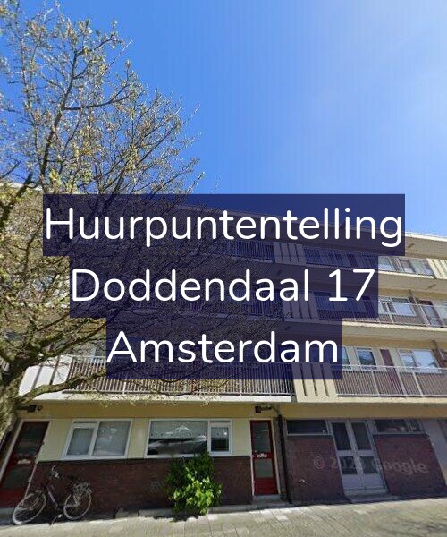 Foto gevel Huurpuntentelling voor Doddendaal 17, Amsterdam