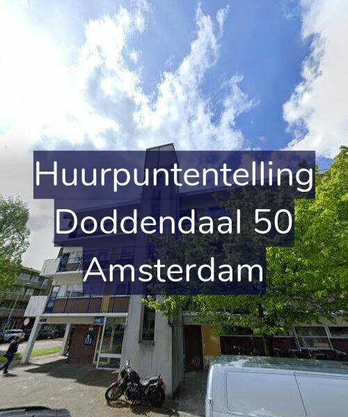 Foto gevel Huurpuntentelling voor Doddendaal 50, Amsterdam