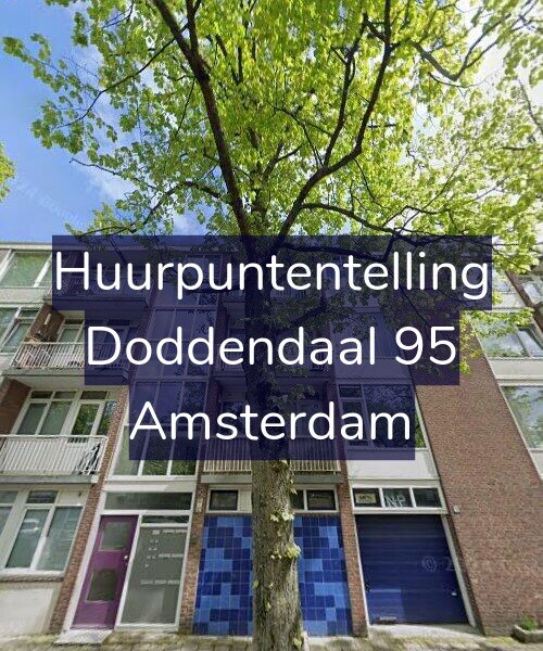 Foto gevel Huurpuntentelling voor Doddendaal 95, Amsterdam