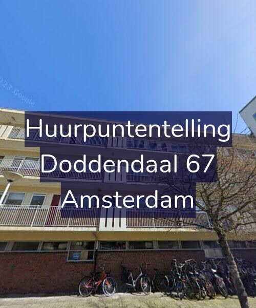 Foto gevel Huurpuntentelling voor Doddendaal 67, Amsterdam
