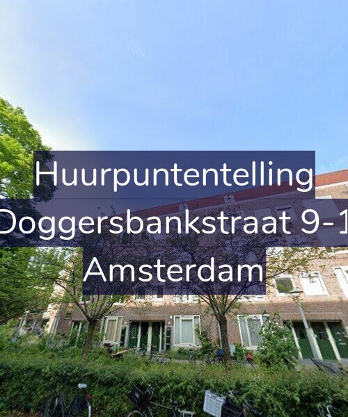 Foto gevel Huurpuntentelling voor Doggersbankstraat 9-1, Amsterdam