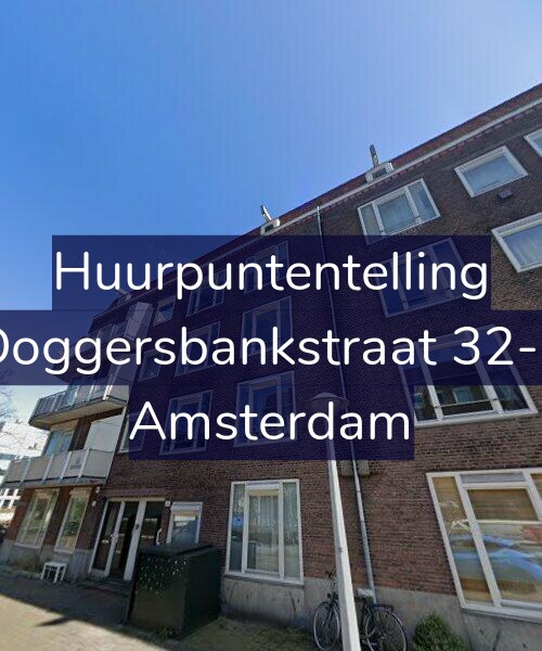 Foto gevel Huurpuntentelling voor Doggersbankstraat 32-1, Amsterdam
