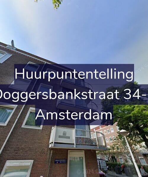 Foto gevel Huurpuntentelling voor Doggersbankstraat 34-3, Amsterdam
