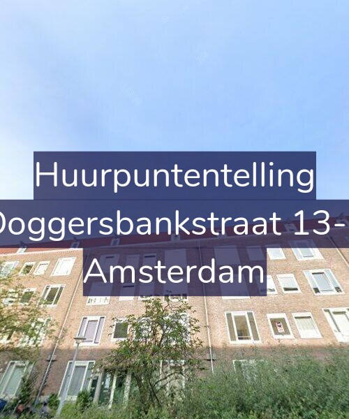 Foto gevel Huurpuntentelling voor Doggersbankstraat 13-2, Amsterdam