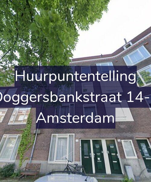 Foto gevel Huurpuntentelling voor Doggersbankstraat 14-1, Amsterdam