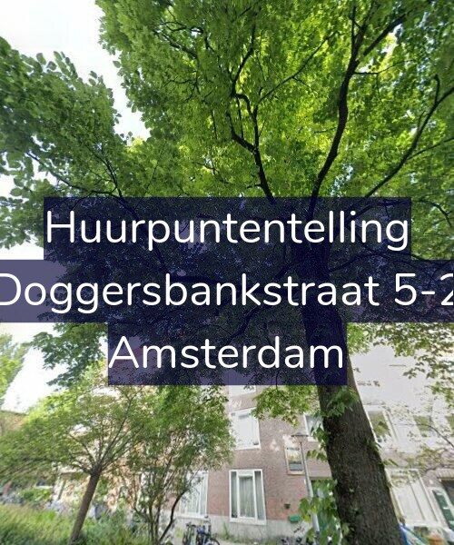 Foto gevel Huurpuntentelling voor Doggersbankstraat 5-2, Amsterdam