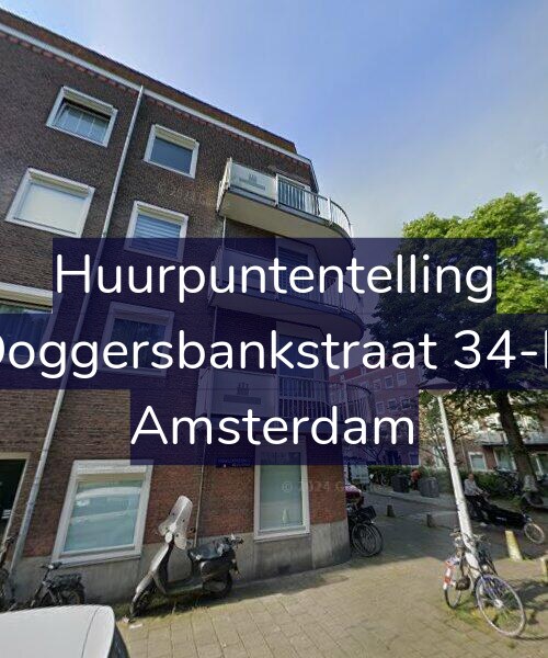 Foto gevel Huurpuntentelling voor Doggersbankstraat 34-H, Amsterdam
