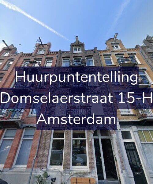 Foto gevel Huurpuntentelling voor Domselaerstraat 15-H, Amsterdam