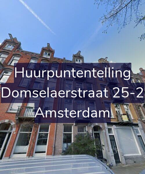 Foto gevel Huurpuntentelling voor Domselaerstraat 25-2, Amsterdam