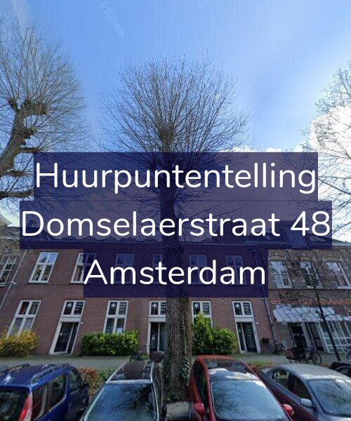 Foto gevel Huurpuntentelling voor Domselaerstraat 48, Amsterdam