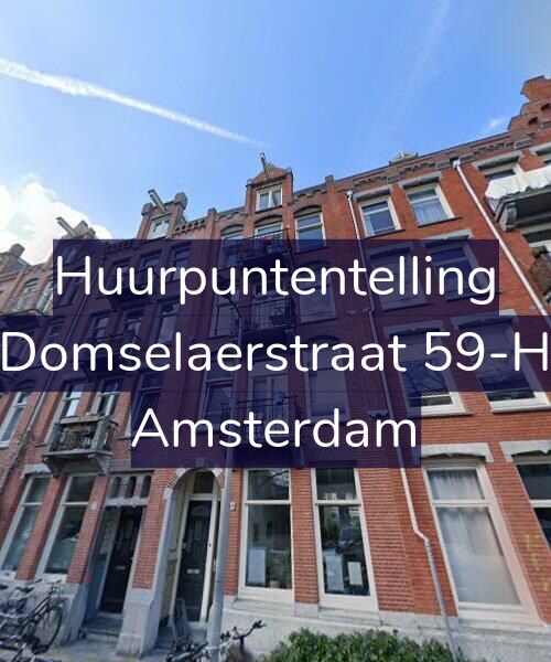 Foto gevel Huurpuntentelling voor Domselaerstraat 59-H, Amsterdam