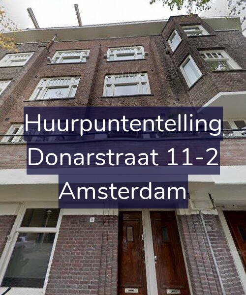 Foto gevel Huurpuntentelling voor Donarstraat 11-2, Amsterdam