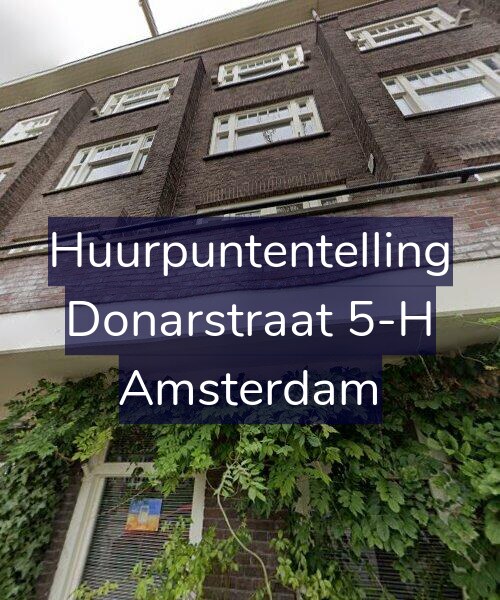 Foto gevel Huurpuntentelling voor Donarstraat 5-H, Amsterdam