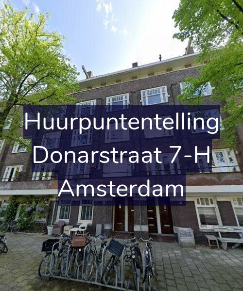 Foto gevel Huurpuntentelling voor Donarstraat 7-H, Amsterdam