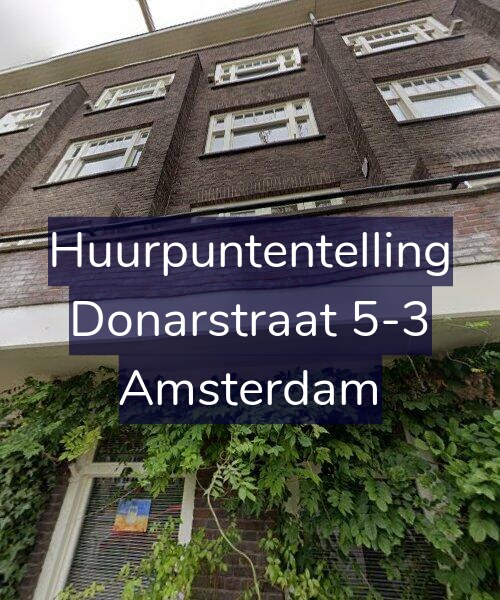 Foto gevel Huurpuntentelling voor Donarstraat 5-3, Amsterdam