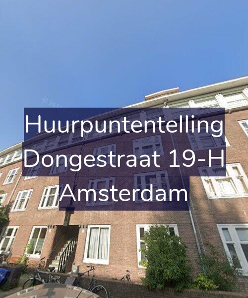 Foto gevel Huurpuntentelling voor Dongestraat 19-H, Amsterdam